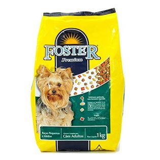 Foster Caes Raças Peq. e Médioias 1kg Foster Cães Médios,Sabor Carne