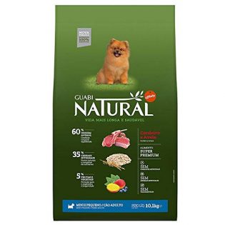 Ração Affinity Guabi Natural Cordeiro e Aveia para Cães Adultos Raças Mini e Pequena