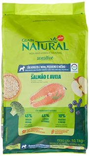 Ração Affinity Guabi Natural Sensitive Salmão e Aveia Cães Adultos Raças Mini, Pequeno e Médio