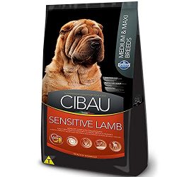Ração Farmina Cibau Sensitive Lamb para Cães Adultos Sensíveis de Raças Médias e Grandes