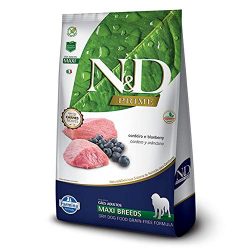 Ração Farmina N&D Prime Cordeiro e Blueberry Cães Adultos Raças Grandes