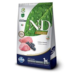 Ração Farmina N&D Prime Cordeiro e Blueberry Cães Adultos Raças Médias