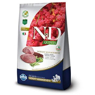 Ração Farmina N&D Quinoa Weight Management Cordeiro para Cães Adultos de Todas as Raças