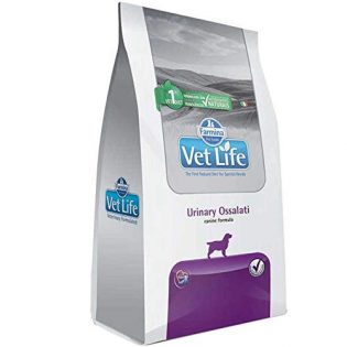 Ração Farmina Vet Life Urinary Ossalati para Cães Adultos com Cálculos Urinários