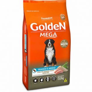 Ração Golden Mega para Cães Adultos de Raças Grandes