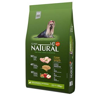 Ração Guabi Natural para Cães Sênior sabor Frango e Arroz - 12kg