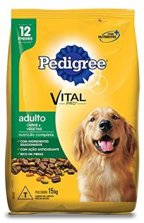 Ração Pedigree Vital Pro Carne e Vegetais para Cães Adultos - 15kg