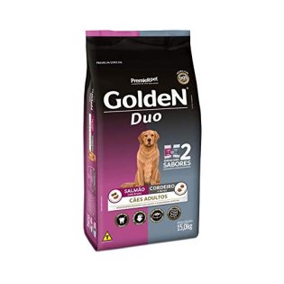 Ração Premier Golden DUO Cães Adultos Salmão com Ervas e Cordeiro e Arroz