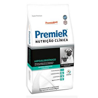 Ração Premier Nutrição Clínica Hipoalergênico para Cães Adultos Pequeno Porte