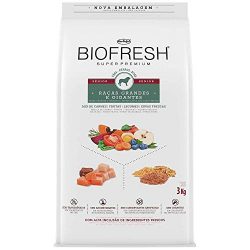 Ração Seca Biofresh Mix de Carne, Frutas, Legumes e Ervas Frescas Cães Sênior de Raças Grandes e Gigantes