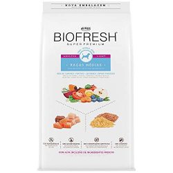 Ração Seca Biofresh Mix de Carne, Frutas, Legumes e Ervas Frescas Light Cães de Raças Médias