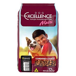 Ração Seca Dog Excellence Multi Cordeiro e Carne para Cães