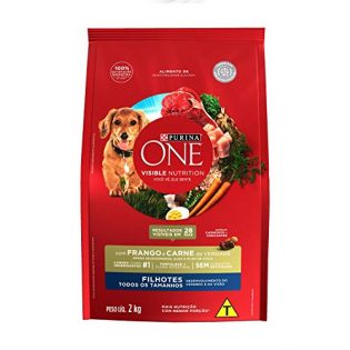 Ração Seca Nestlé Purina One Frango e Carne para Cães Filhotes