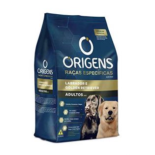 Ração Seca Origens Premium Especial Raças Específicas para Cães Adultos das Raças Labrador e Golden Retriever