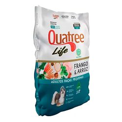 Ração Seca Quatree Life Frango e Arroz Cães Adultos Raças Pequenas