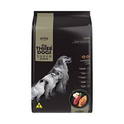 Ração Seca Three Dogs Super Premium Light Frango e Batata Doce para Cães