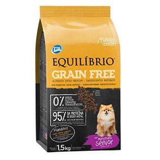 Ração Total Equilíbrio Grain Free Cães Sênior Raças Miniaturas