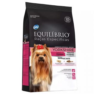 ração equilibrio yorkshire