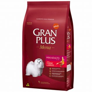 Ração GranPlus Cães adultos Raça Mini