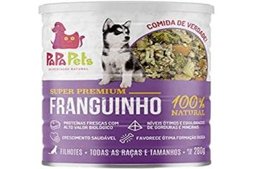 Alimento Natural Papapets Franguinho para Cães Filhotes Frango 280 g