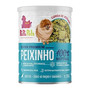 Alimento Natural Papapets Peixinho para Cães Adultos Peixe Cereais 280 g