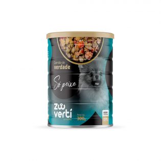 Alimento Natural Papapets Zooverti Só Peixe para Cães Peixe 300 g