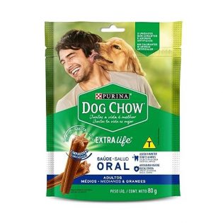DOG CHOW ORAL RACAS MEDIAS E GRANDES 80G 80 g