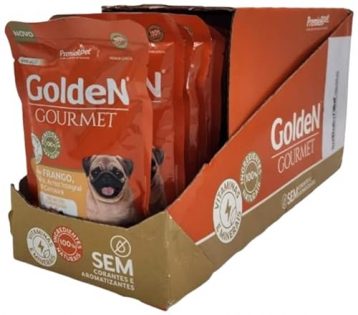 Golden Gourmet Para Cães Adulto Pequeno Porter Sabor Frango 85g- Caixa com 20 unidades  85 g