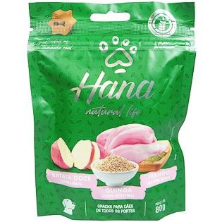 Hana Natural Life Batata Doce Quinoa Frango 80g Para Cães Adultos  80 g