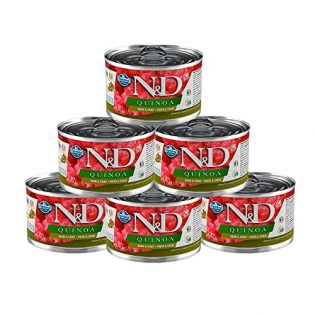 Kit 5 Ração Úmida N&D Quinoa Cães Skin&Coat Pato - 140g 140 g