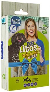 Kit com 10 Palitos Assados Doglitos - Grão de Bico & Tapioca 90g 90 g