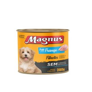 Patê Em Lata Sabor Frango Para Cães Filhotes 280g Magnus 280 g
