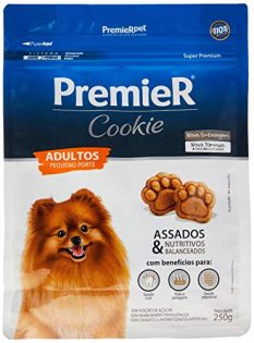Petisco Premier Cookie Cães Adultos Pequenos 250g Premier Pet Raça Filhotes