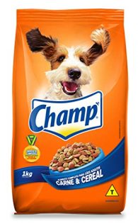 Ração Champ Carne e Cereal Para Cães Adultos 1 kg 1 kg