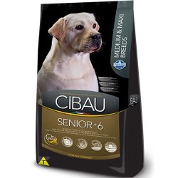 Ração Cibau para Cães Sênior de Raças Médias e Grandes Frango 12 kg