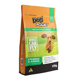 Ração Dog Power Super Premium para Cães Adultos de Raças Pequenas Frango Cereais 15 kg