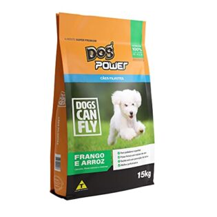 Ração Dog Power Super Premium para Cães Filhotes Frango Cereais 15 kg