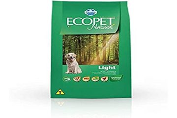 Ração Ecopet Natural Light para Cães Adultos de Raças Médias e Grandes Frango Cereais 15 kg