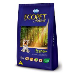 Ração Ecopet Natural para Cães Adultos de Raças Pequenas Frango 3 kg