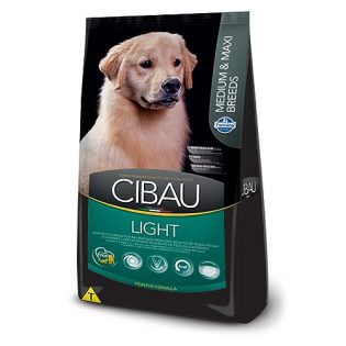 Ração Farmina Cibau Light para Cães Adultos com Tendência Obesidade de Raças Médias e Grandes Frango 12 kg
