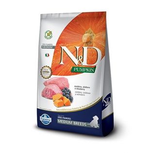 Ração Farmina N&D Pumpkin Carnes Nobres Cordeiro para Cães Filhotes de Raças Médias Cordeiro Vegetais 2