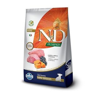 Ração Farmina N&D Pumpkin Carnes Nobres Cordeiro para Cães Filhotes de Raças Pequenas Cordeiro Vegetais 2