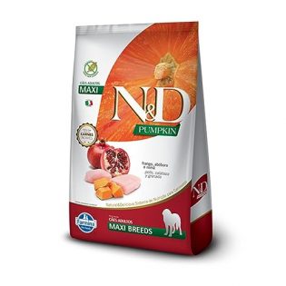 Ração Farmina N&D Pumpkin Frango para Cães Adultos de Raças Grandes Frango Vegetais 10
