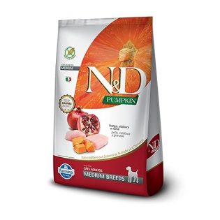 Ração Farmina N&D Pumpkin Frango para Cães Adultos de Raças Médias Frango Vegetais 2