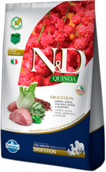 Ração Farmina N&D Quinoa Digestion Cordeiro para Cães Adultos de Todas as Raças Carne Cereais 800 g