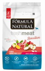 Ração Fórmula Natural Fresh Meat Sensitive para Cães Adultos de Raças Médias e Grande Carne 12 kg