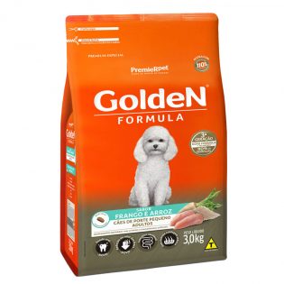 Ração Golden Formula Mini Bits para Cães Adultos de Raças Pequenas Frango Cereais 3 kg