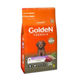 Ração Golden Formula Mini Bits para Cães Filhotes de Raças Pequenas Carne Cereais 1 kg