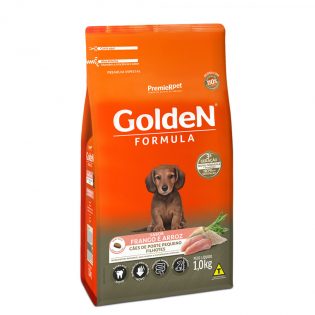 Ração Golden Formula Mini Bits para Cães Filhotes de Raças Pequenas Frango Cereais 1 kg
