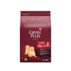 Ração GranPlus Menu para Cães Filhotes Carne Cereais 3 kg